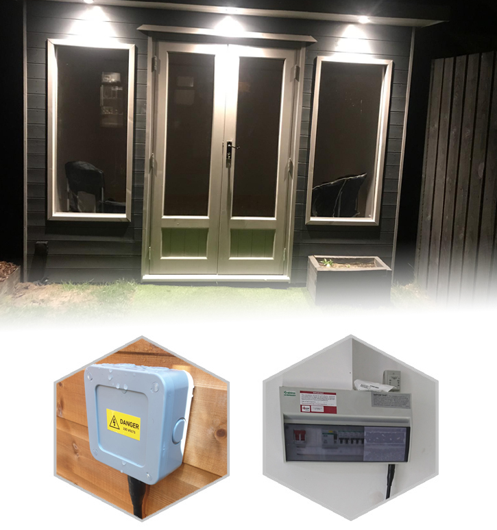 Summer House Lighting Power Work Electrician